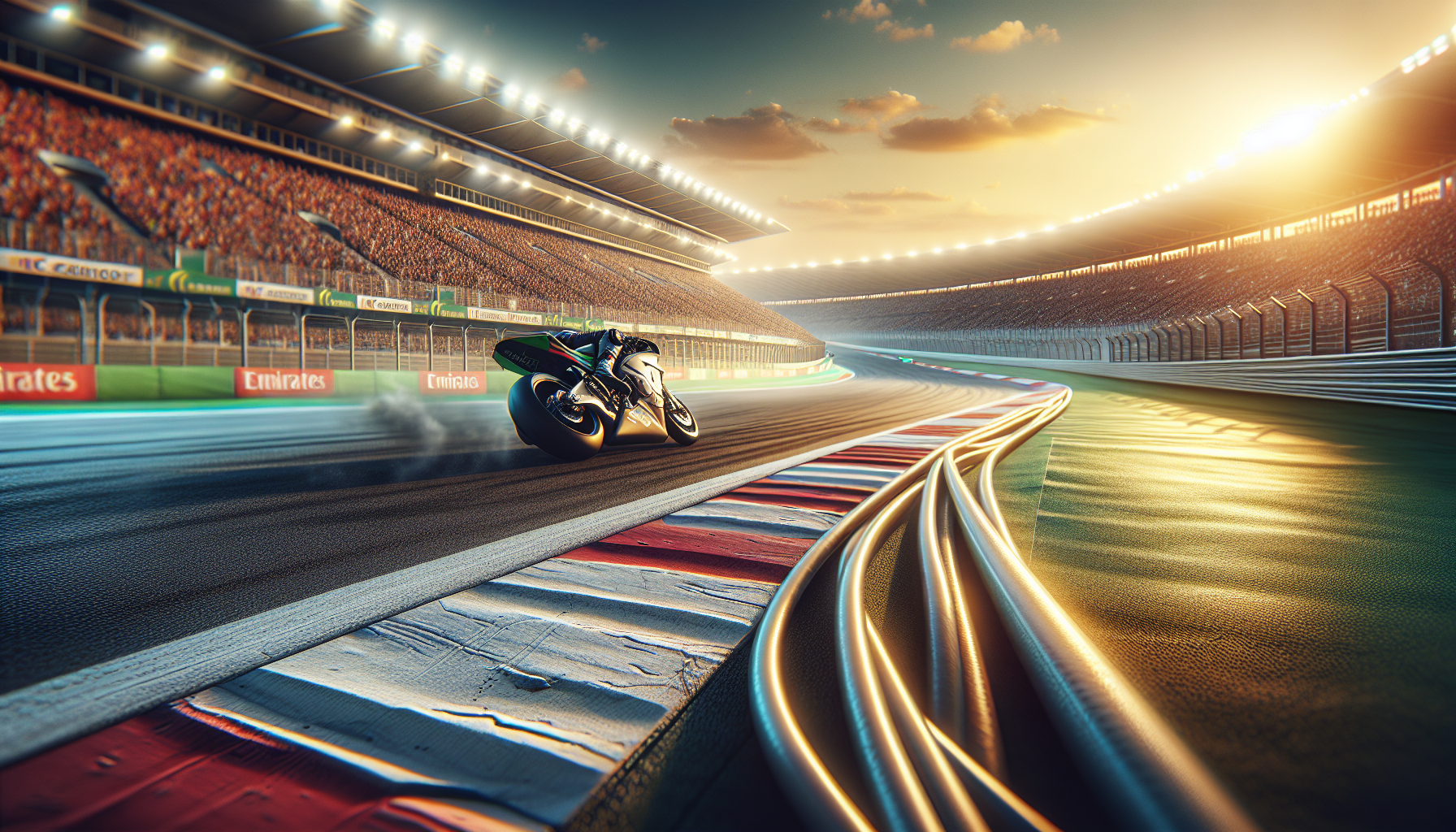 Motorcycle racers competing at Daytona 200 event