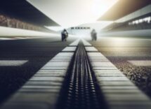 Auto da corsa in azione a Daytona International Speedway