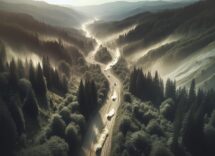 Elfyn Evans navigating challenging terrain at Safari Rally