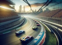 Competitors racing at the Firestone Grand Prix in St. Petersburg