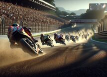 Gus Rodio in action during Daytona 200 race debut