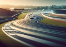 Haas F1 car navigating high-speed corners in Australia