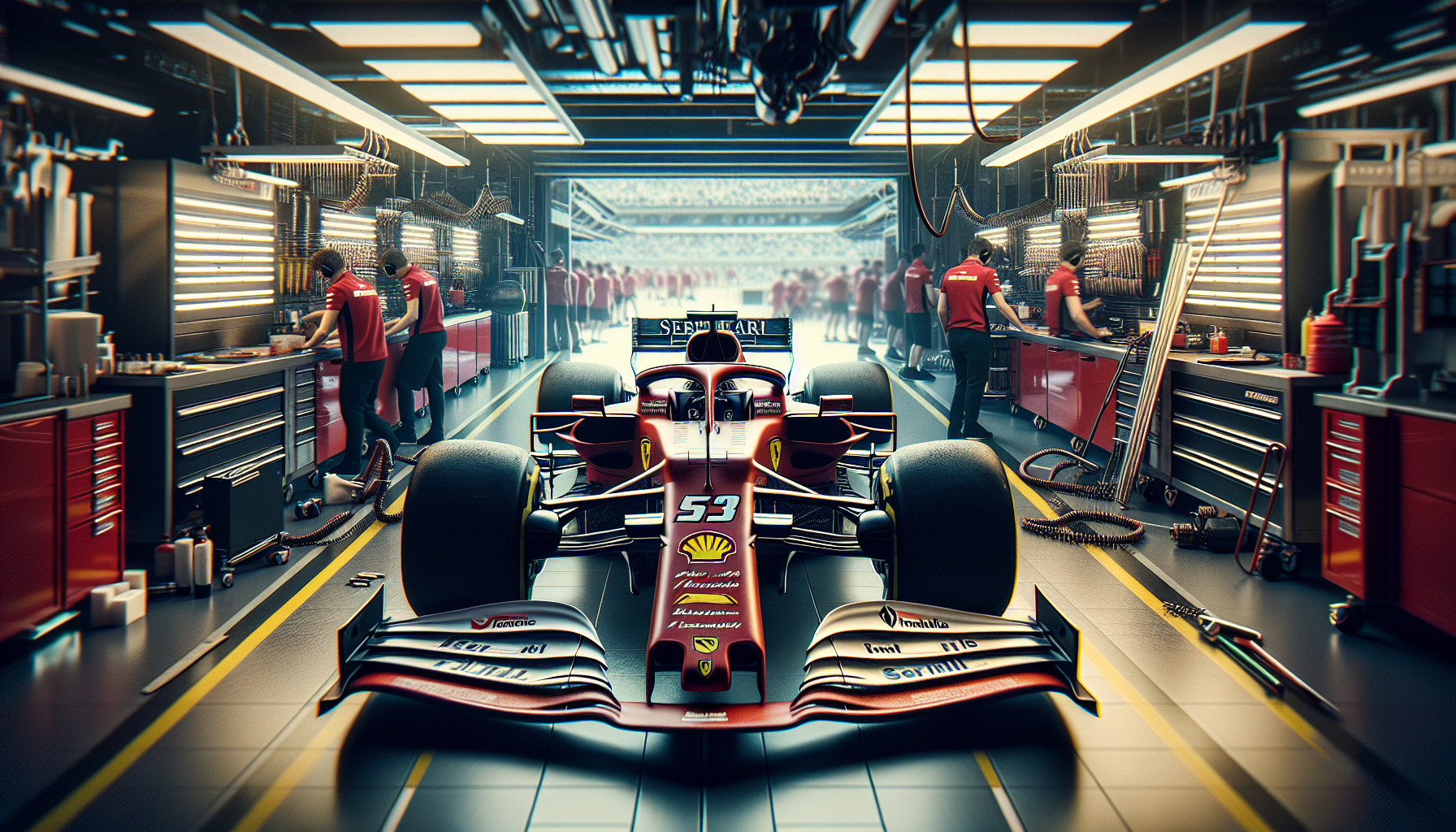 Lewis Hamilton e Charles Leclerc durante un evento di Formula 1