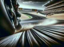 Honda and Yamaha motorcycles racing in MotoGP 2025