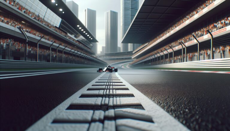 Isack Hadjar racing in Formula 1 during his debut