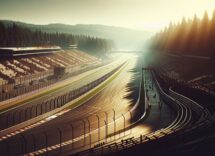 Jimmy Carter at a racing event showcasing his love for speed