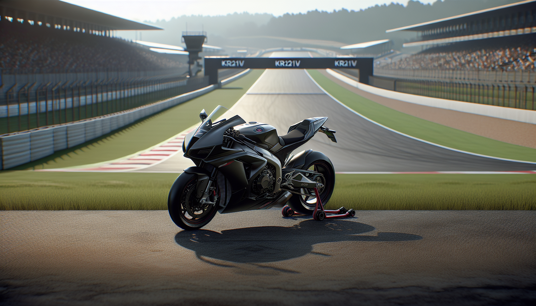 KR211V motorcycle racing at Circuit of the Americas