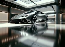 Concept image of Lamborghini's upcoming electric vehicle