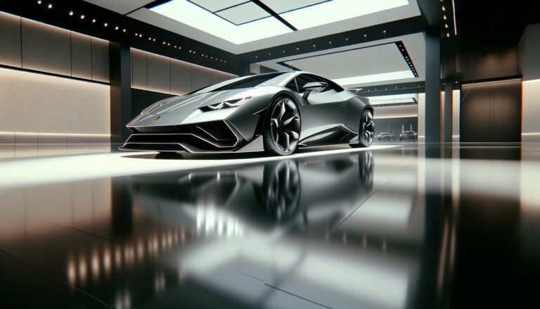 Concept image of Lamborghini's upcoming electric vehicle