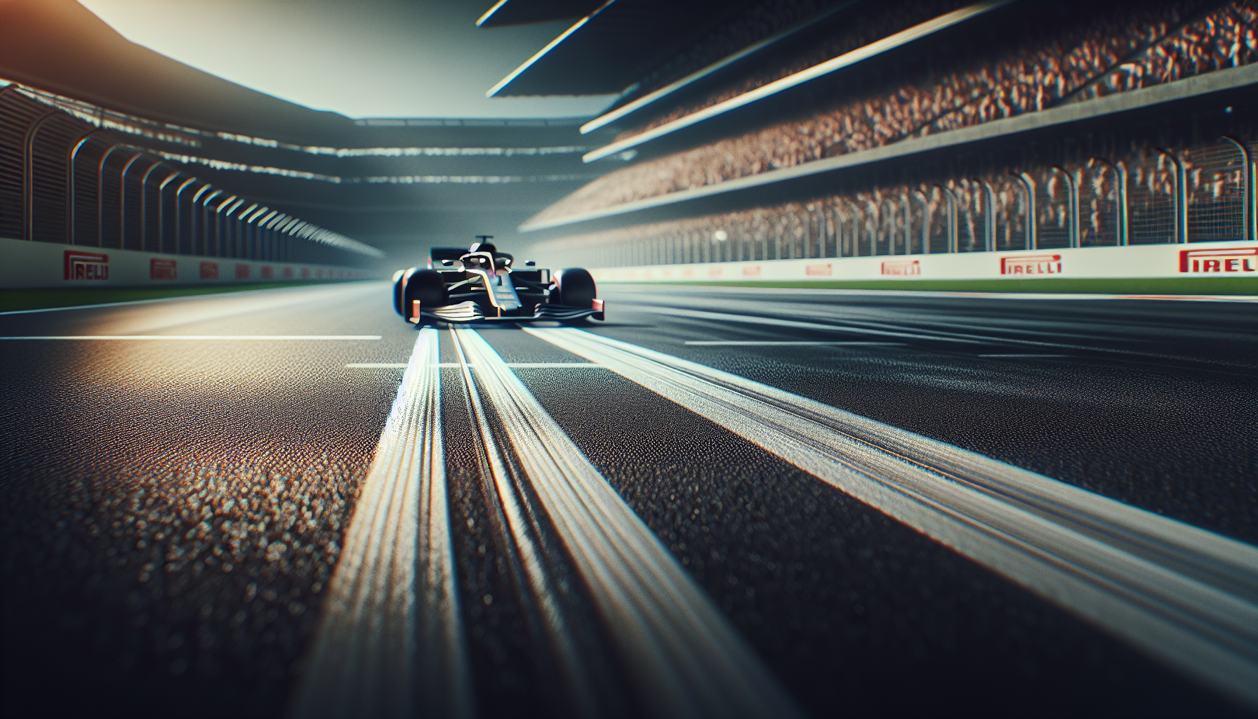 Lando Norris in action during a Formula 1 race