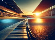 Lewis Hamilton driving a Ferrari in his F1 debut