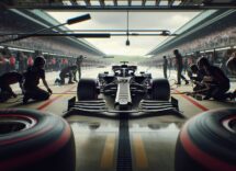 Liam Lawson in action with Red Bull Racing team