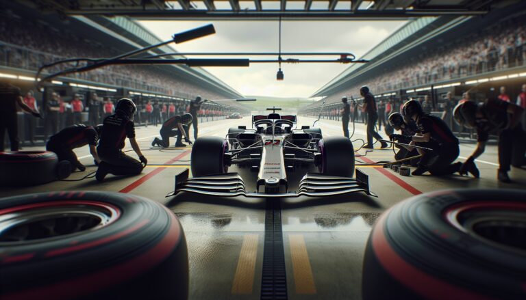 Liam Lawson in action with Red Bull Racing team