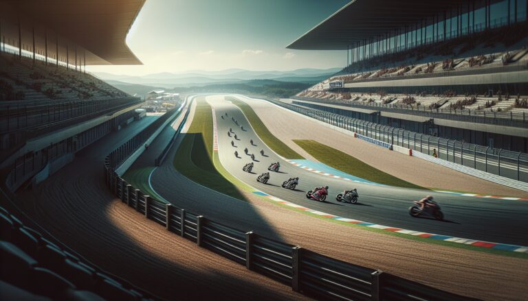 Marc Marquez in action during MotoGP practice session