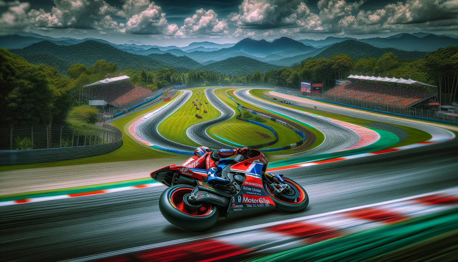 Marc Marquez in action during the MotoGP season opener in Thailand