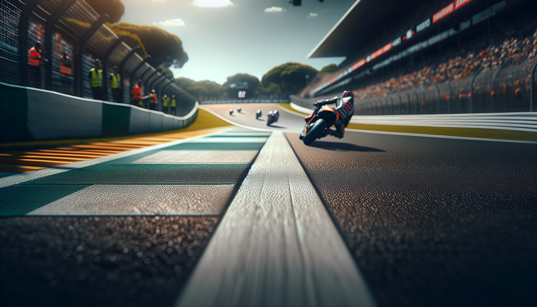 Marc Marquez during MotoGP qualifying in Argentina