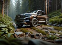 Nuovo Mitsubishi Pajero Sport in un paesaggio avventuroso