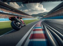 Immagine promozionale di MotoGP 25 con moto da corsa