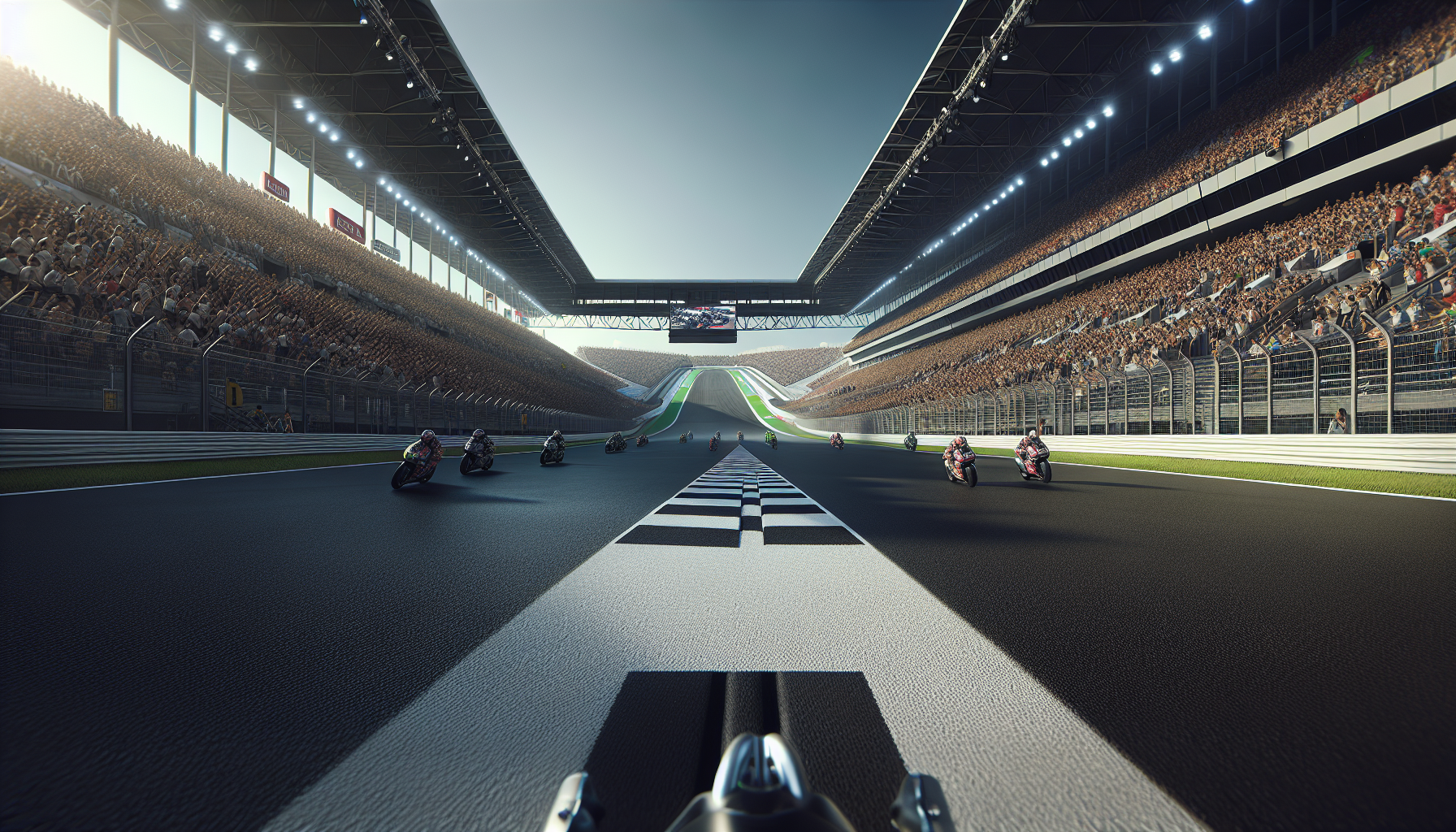 MotoGP event in Brazil with excited fans and riders