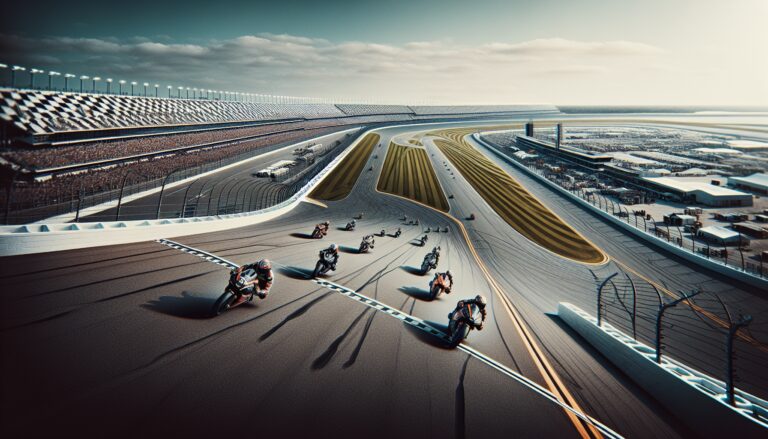 Exciting motorcycle racing event at Daytona Speedway