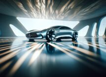 Concept di supercar elettrica Mercedes-Benz in anteprima