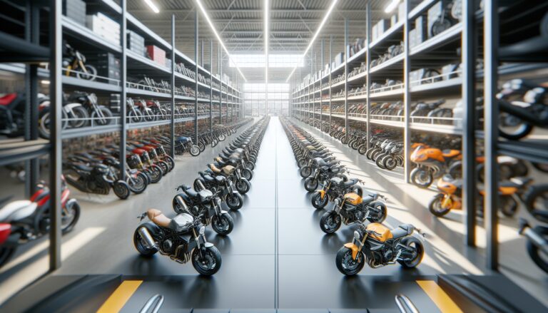 Showroom SuperBike Factory con moto esposte a Crawley