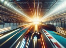 Oscar Piastri celebrating his commitment to McLaren