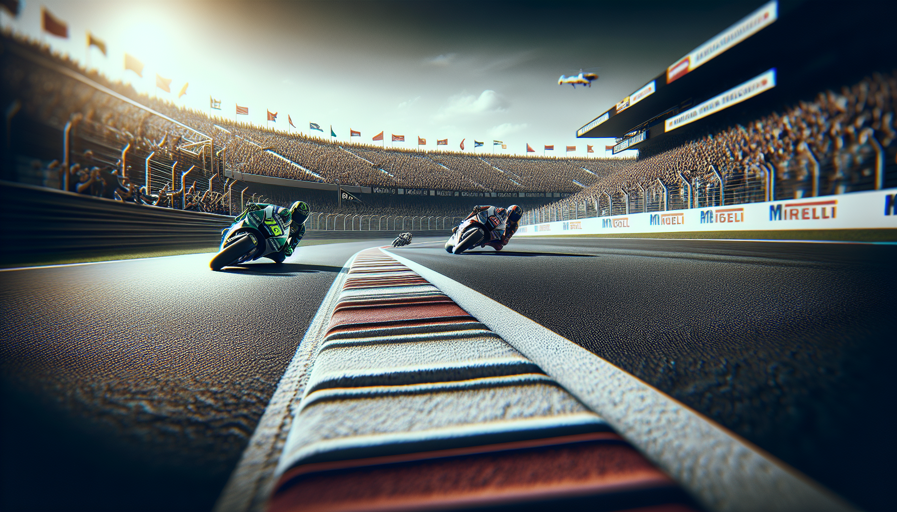 Alex Marquez racing, showcasing his talent and determination