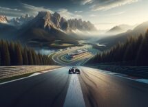 Alpine F1 car racing in the midfield during a Grand Prix