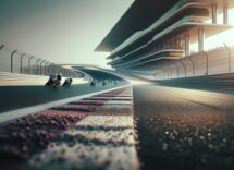 Aron Canet celebrates victory at Moto2 Championship in Qatar