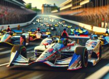 Arrow McLaren race car with unique livery for Indy 500