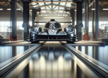 Aston Martin racing car on track during 2025 F1 season