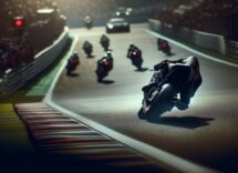 Can Oncu celebrating victory in FIM Supersport race