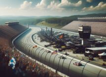 Erik Jones during the Martinsville race facing disqualification