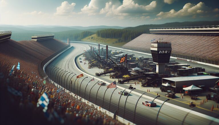 Erik Jones during the Martinsville race facing disqualification