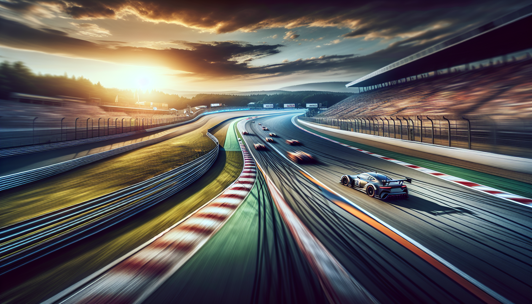 Racing action from the Acura Grand Prix of Long Beach