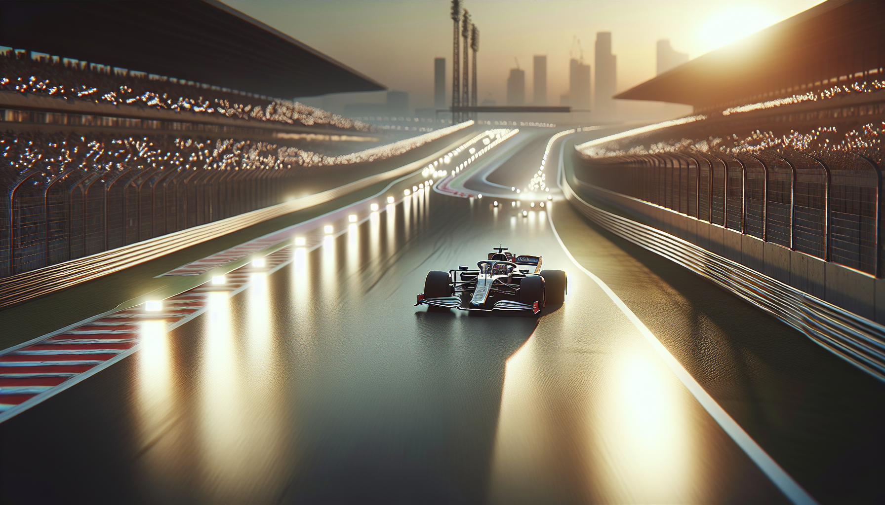 Farah AlYousef in racing gear at a motorsport event