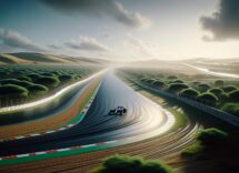 Formula 1 cars racing on an African circuit