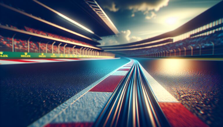 Auto da corsa in pista durante una gara di Formula 1