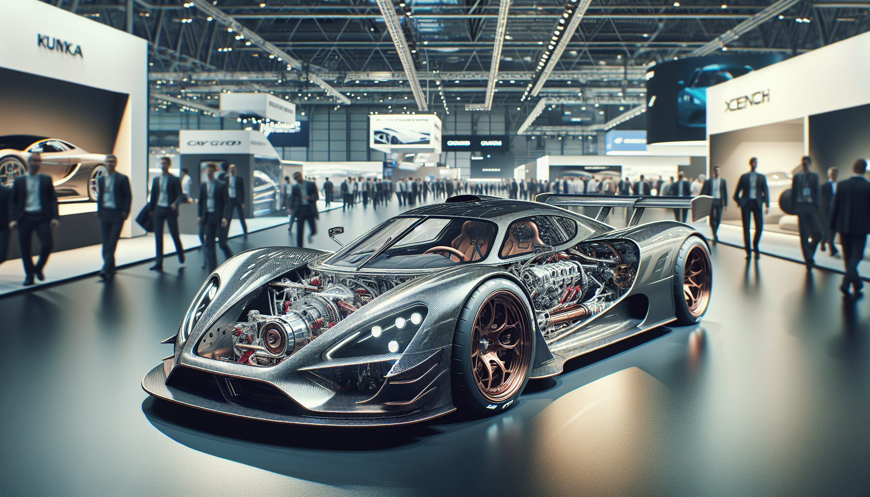 Genesis Magma Racing GMR-001 hypercar at New York Auto Show