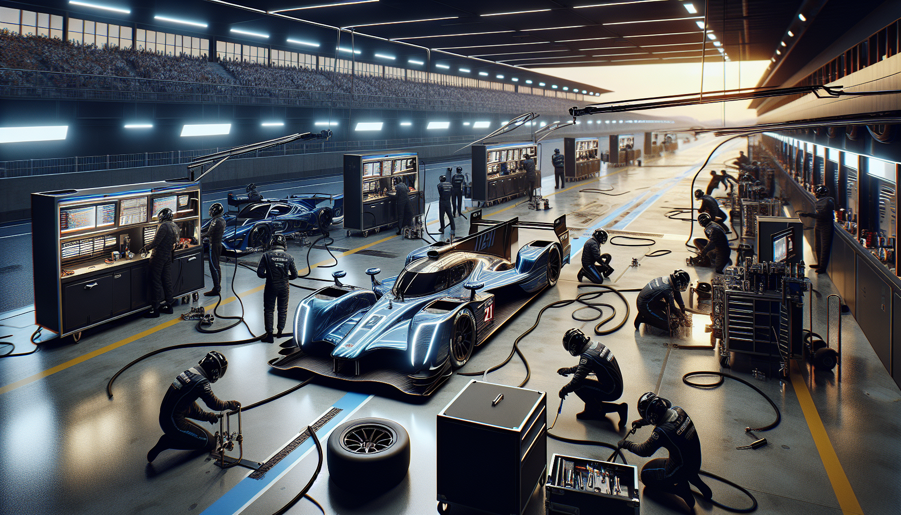 Jacky Ickx alla guida della Genesis Magma Racing