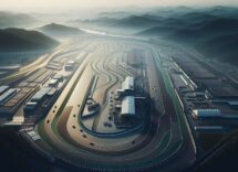 Riders competing at Barber Motorsports Park during Talent Cup