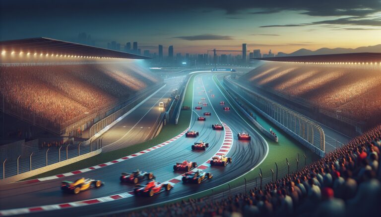 Jesse Iwuji racing at Talladega in NASCAR