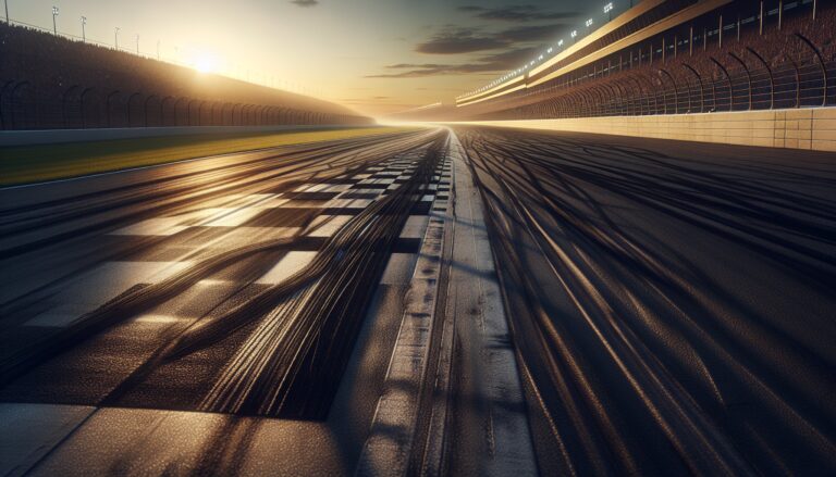 Katherine Legge in azione durante una gara NASCAR