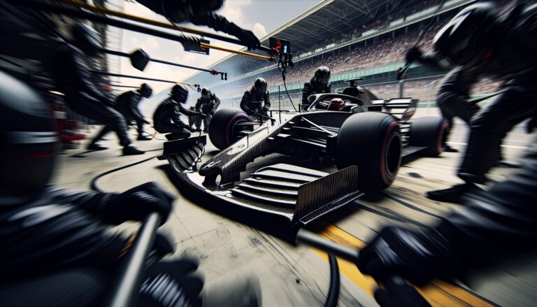 Lando Norris driving McLaren in F1 title race