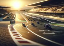 Manuel Gonzalez in azione durante le qualifiche Moto2 a Lusail