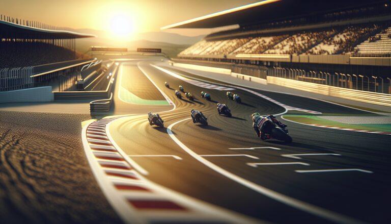 Manuel Gonzalez in azione durante le qualifiche Moto2 a Lusail