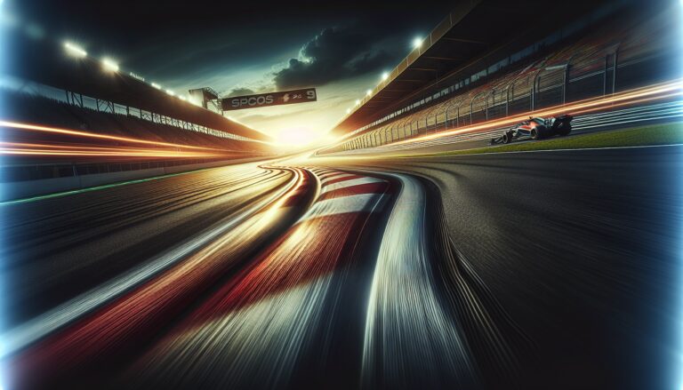 Marc Marquez in azione durante il warmup a Lusail