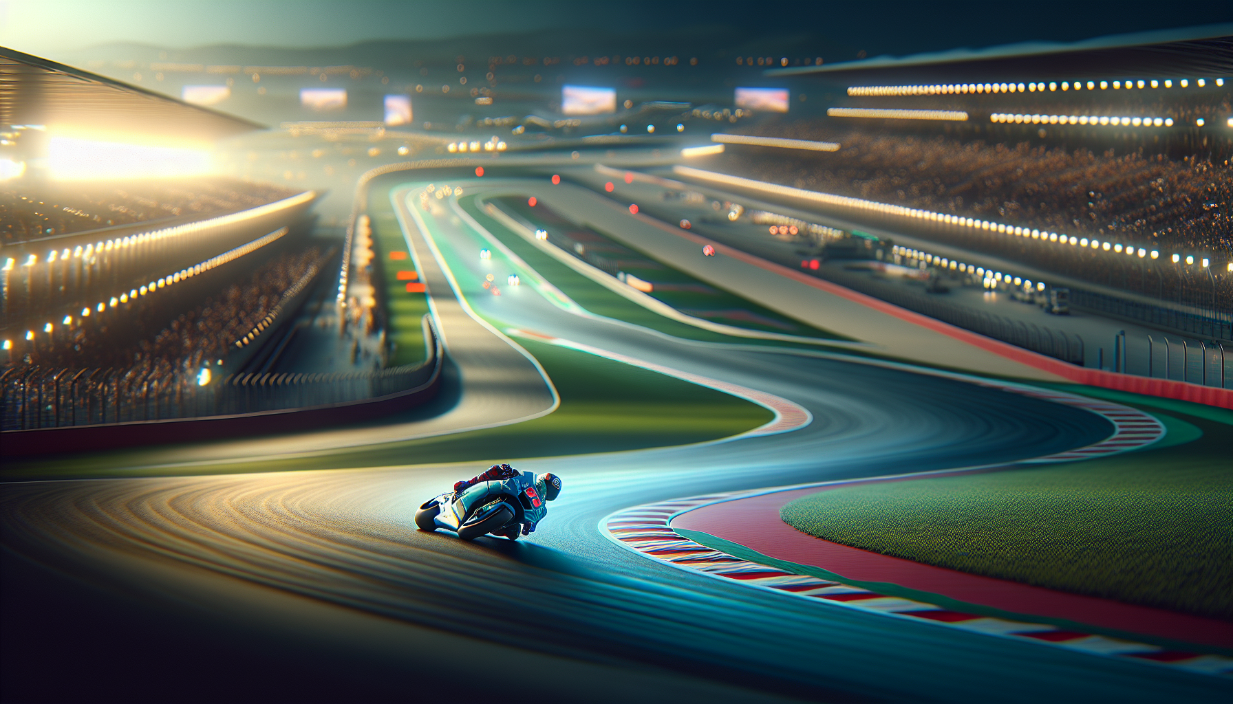 Marc Marquez celebrates winning the Qatar GP sprint race