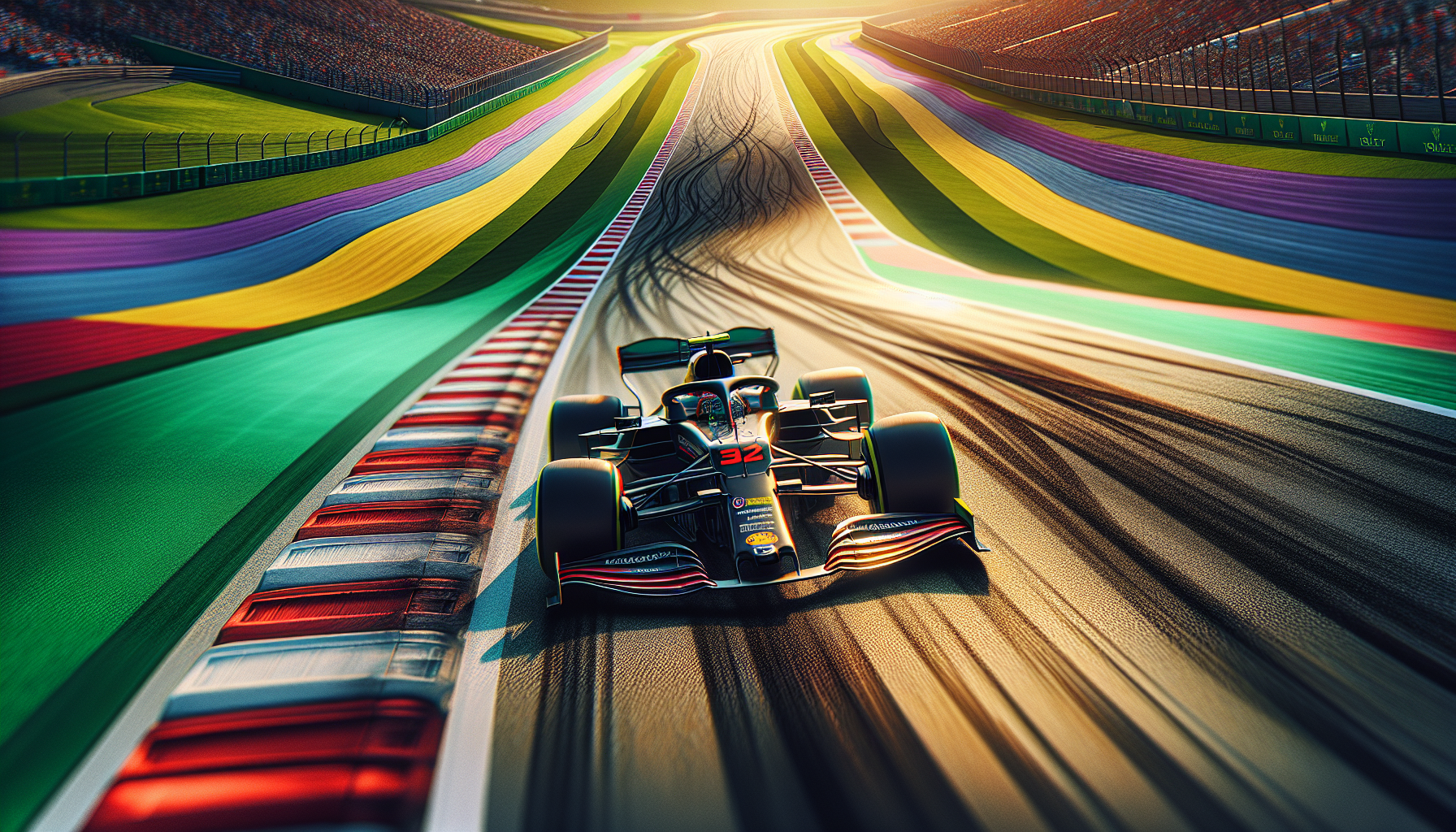 Max Verstappen racing in Formula 1 under pressure